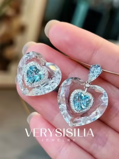 高级珠宝·海蓝宝吊坠